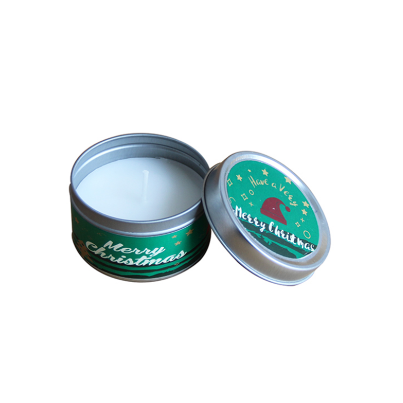 Wholesale brand custom Christmas scented soy tins candles China suppliers