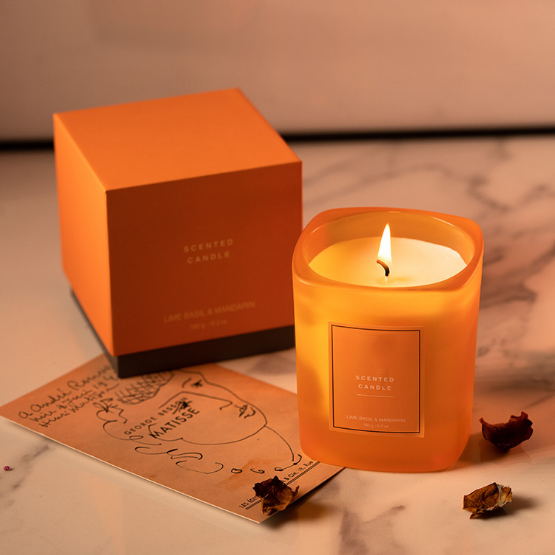 Wholesale custom 180g scented soy wax candles manufacutrers China