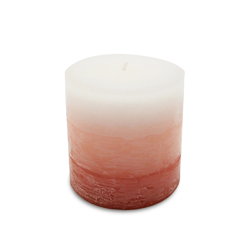 Free samples supply Europe scented pillar candle for wedding event