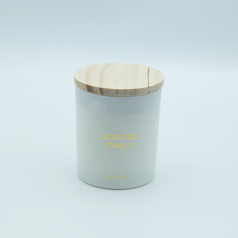 Own brand customized private label scented candles with wooden lid for home decor